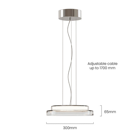 Ripple Wide Pendant Light